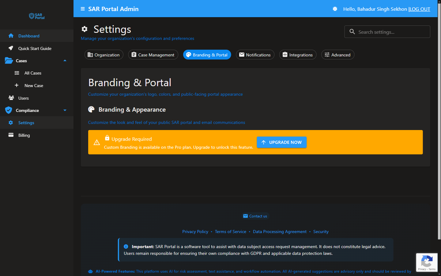 Branding & Portal - Customize your organization's appearance